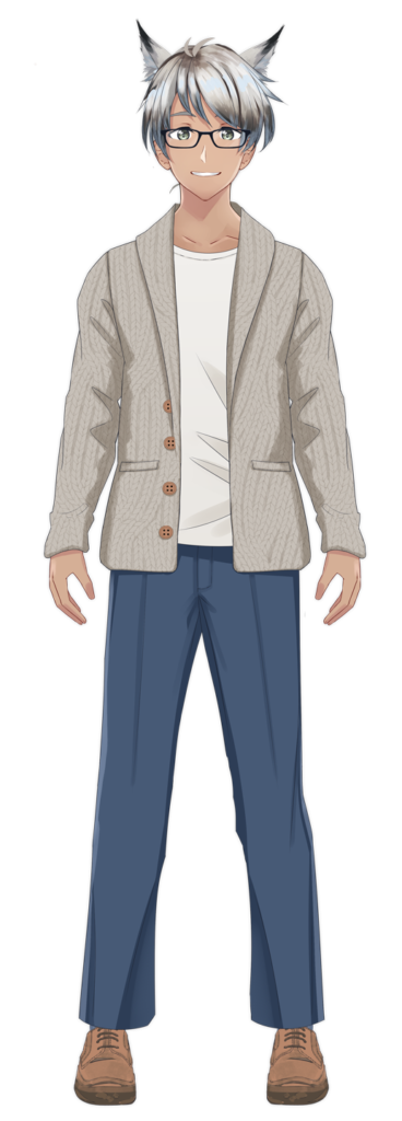 Full body image of Yuki's vtuber model